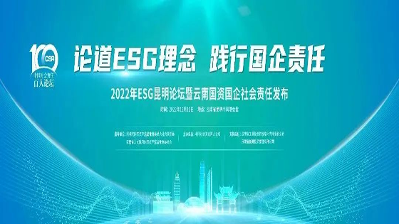 南天信息参加2022年ESG昆明论坛暨云南国资国企社会责任发布会